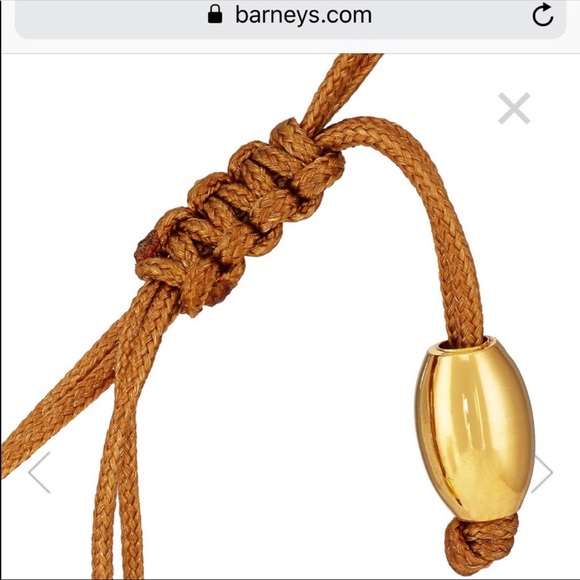 SALE Tohum Design Shell Necklace 22k Yellow Gold - Picture 4 of 6